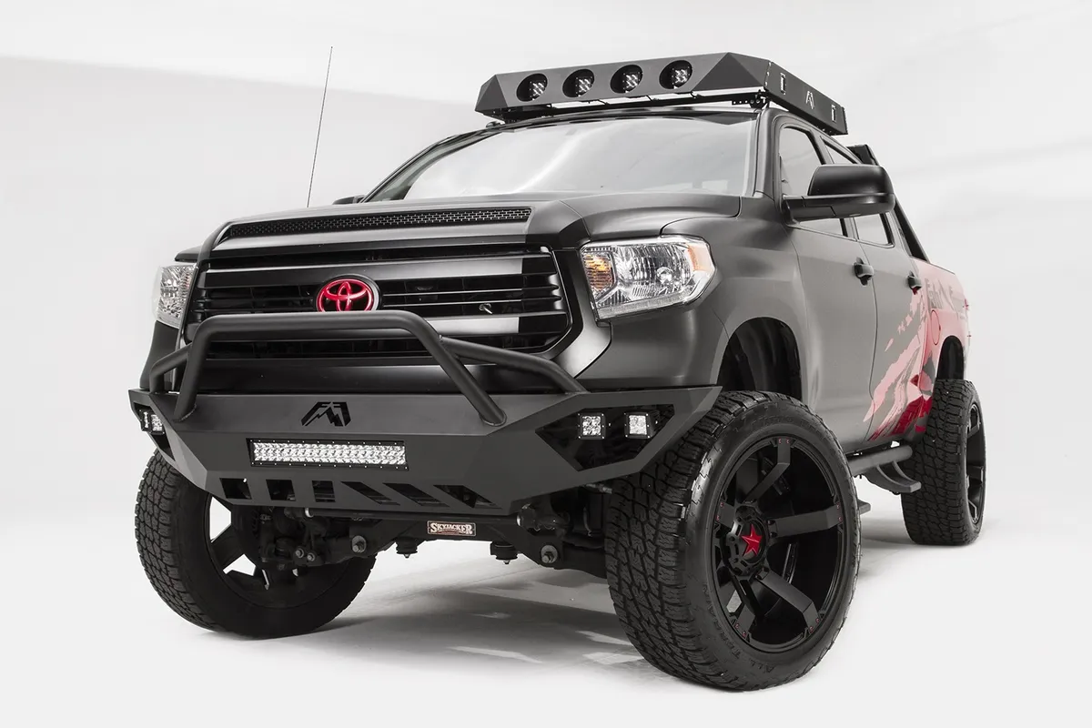 Fab Fours Vengeance Prerunner Front Bumper Fits 2014-2021 Toyota Tundra product image