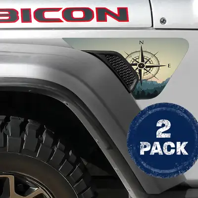 Under The Sun Inserts Get Lost 2pc Vinyl Fender Decal