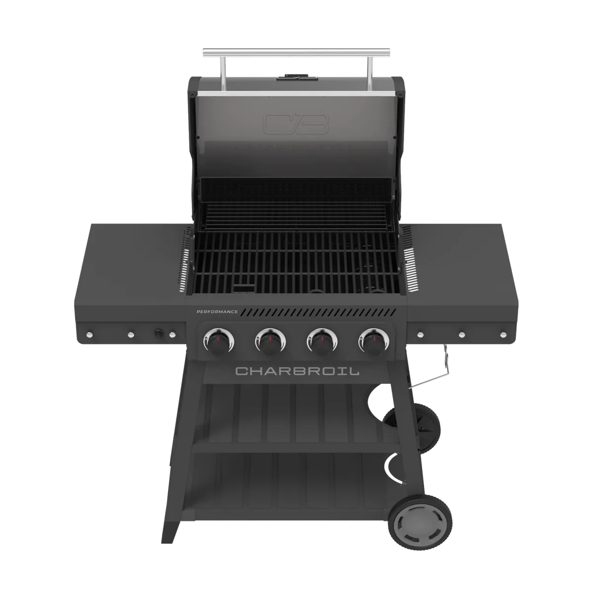 Performance Series™ FlavorMax™ 4 Burner Cart Gas Grill Gray Stainless product image