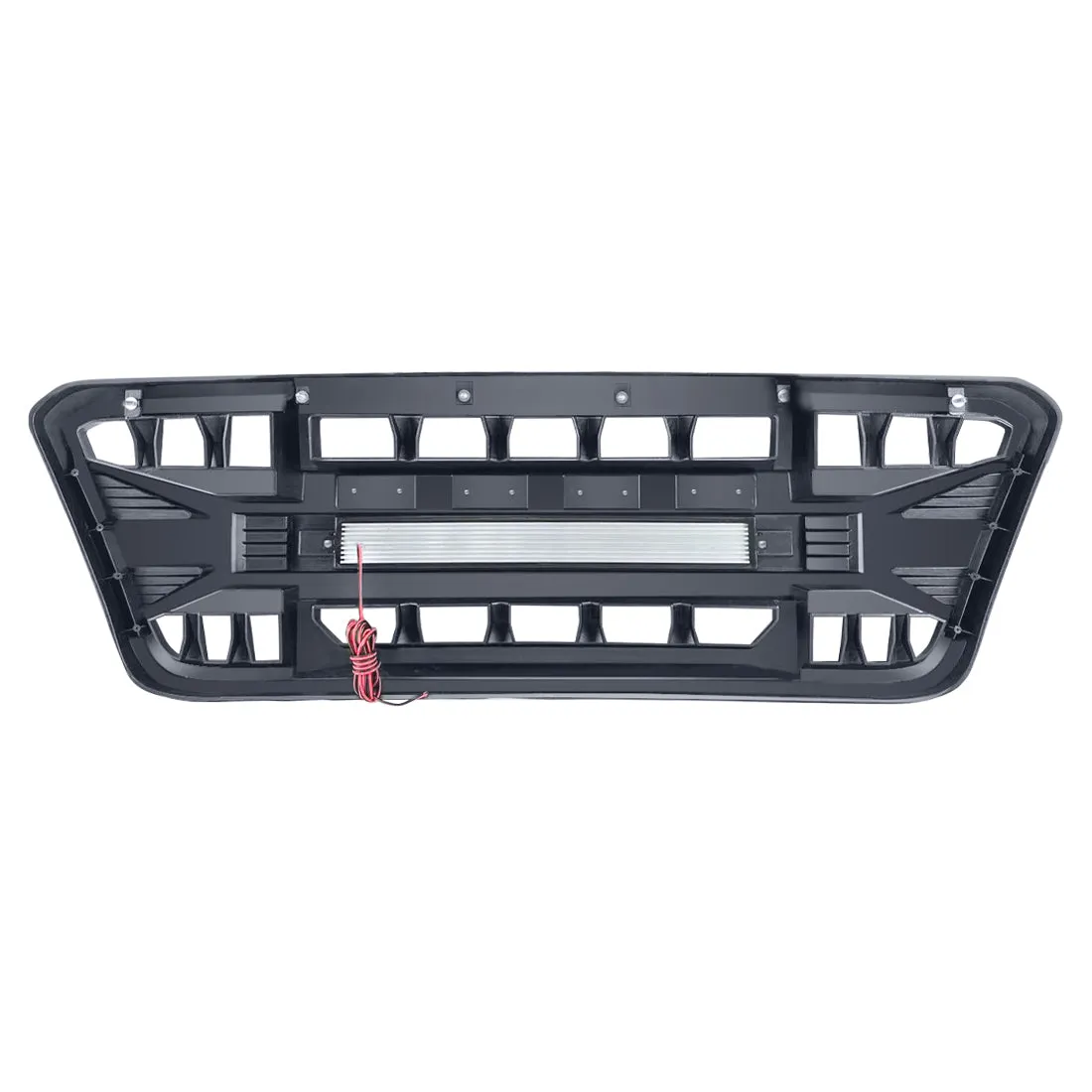 American Modified Amfmaa00113 Armor Grille With LED Off-Road Lights - Matte Black product image