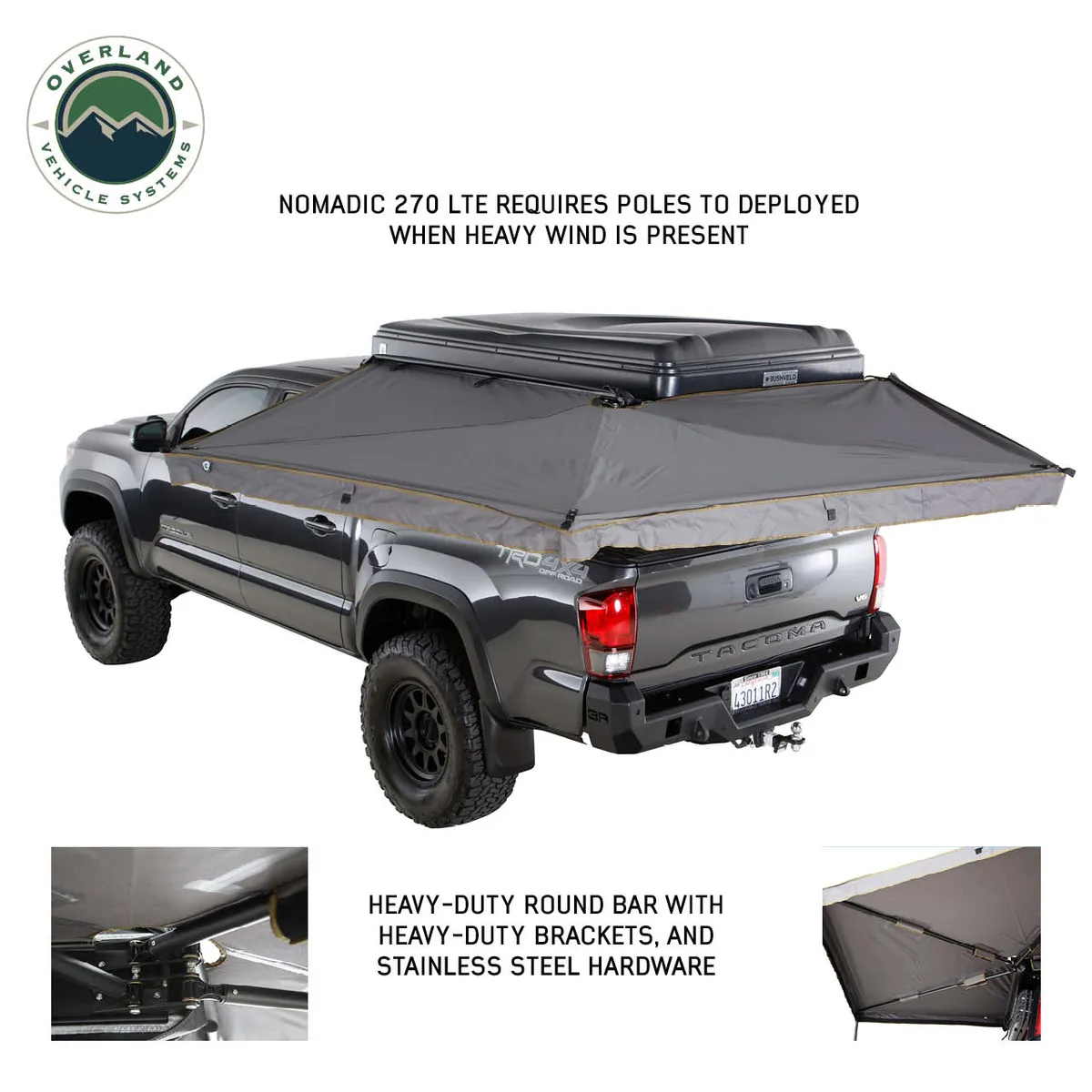 Nomadic 270 LTE Driver Side 270 Degree Awning Premium Overland Vehicle Systems product image