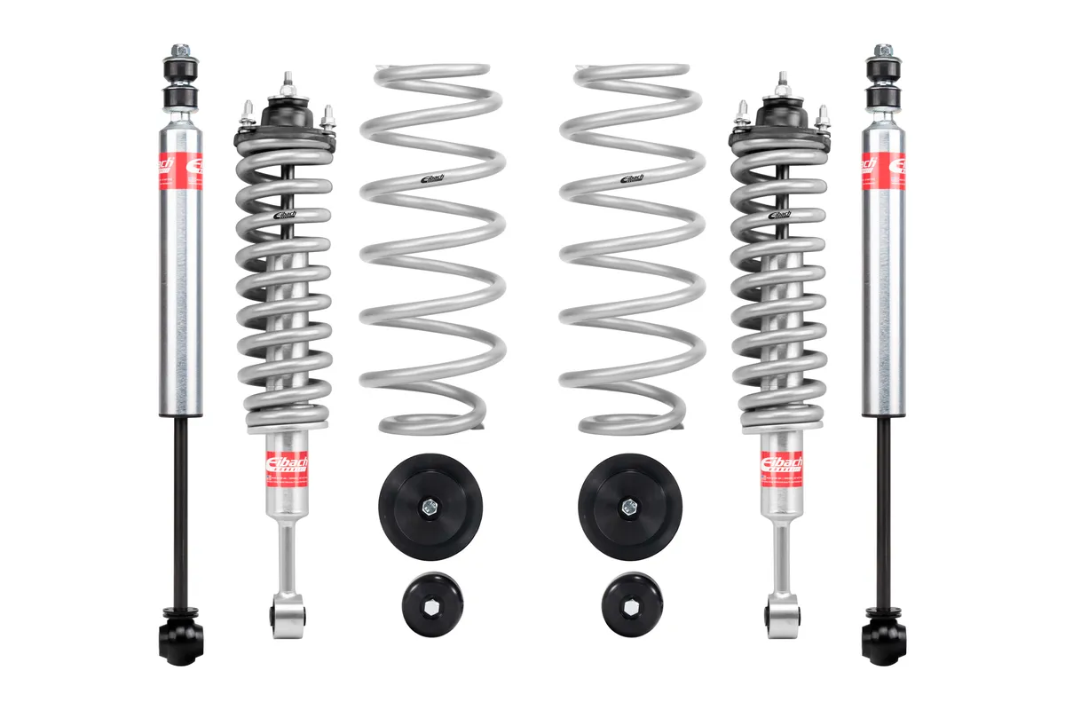Eibach Springs Eibach e81-59-005-01-22 Set of 2 Assembled Front Shocks, Springs, Mounts + 2 Springs + 2 Rear Shocks