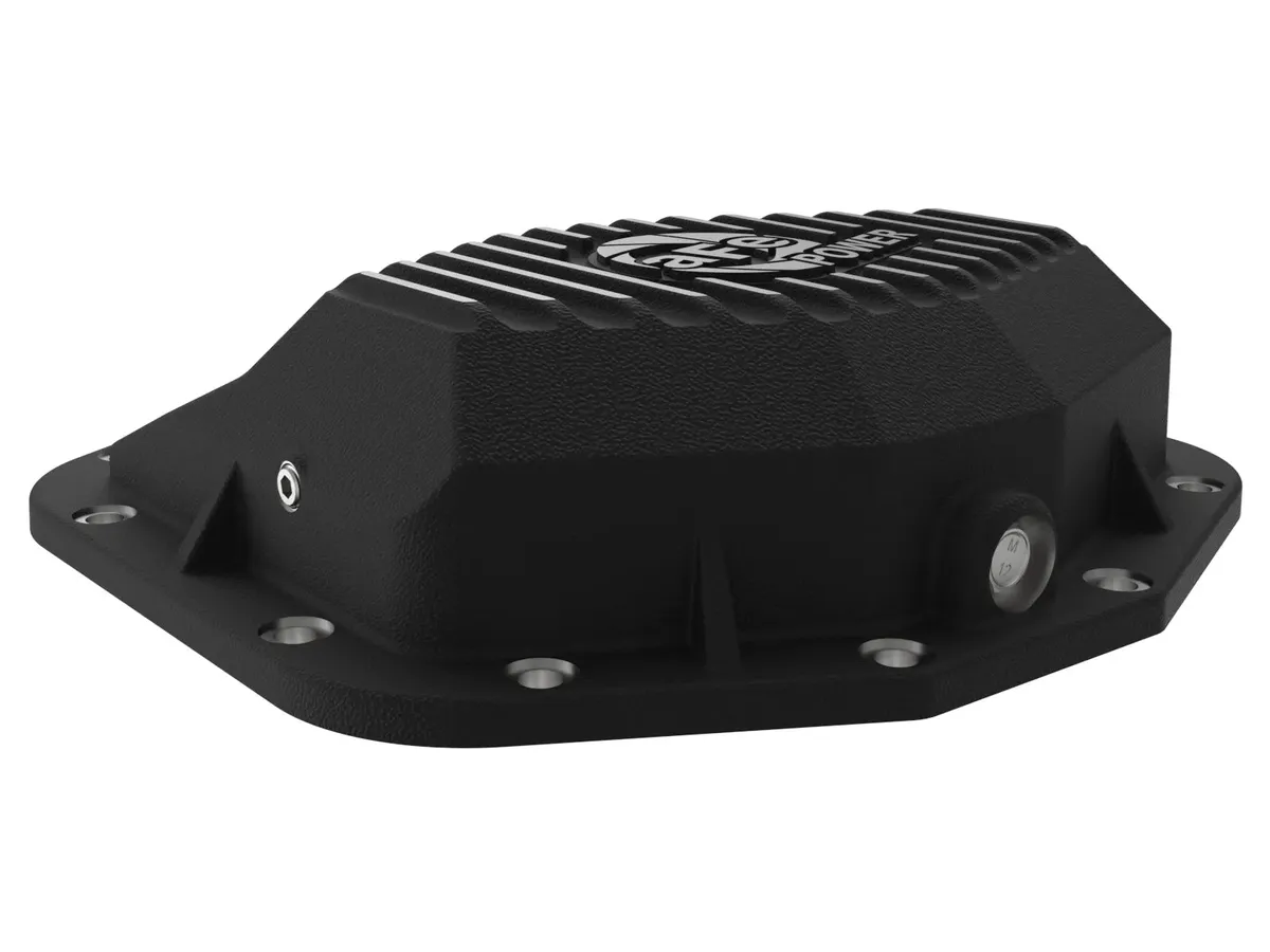 21c RAM 1500 Trx Pro Series Rear Differential Cover Black W/ Machined Fins product image