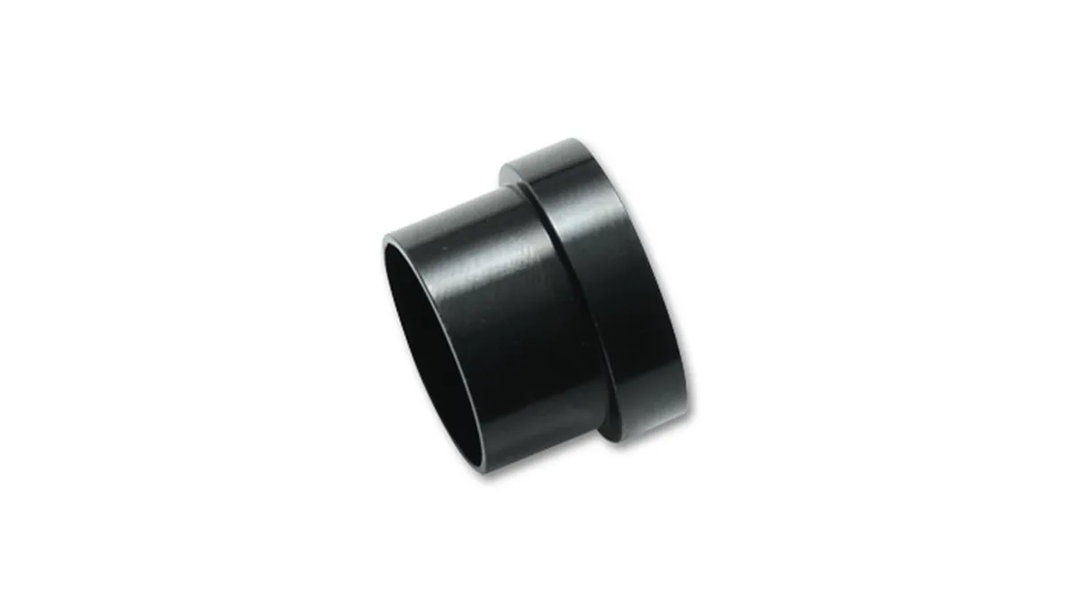 Tube Sleeve Adapter; -4AN; 0.25 in. Matching Tube Size; 6061 Aluminum; Black Anodized; product image