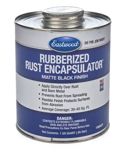 Eastwood Rust Encapsulator Black Rubbersized Quart