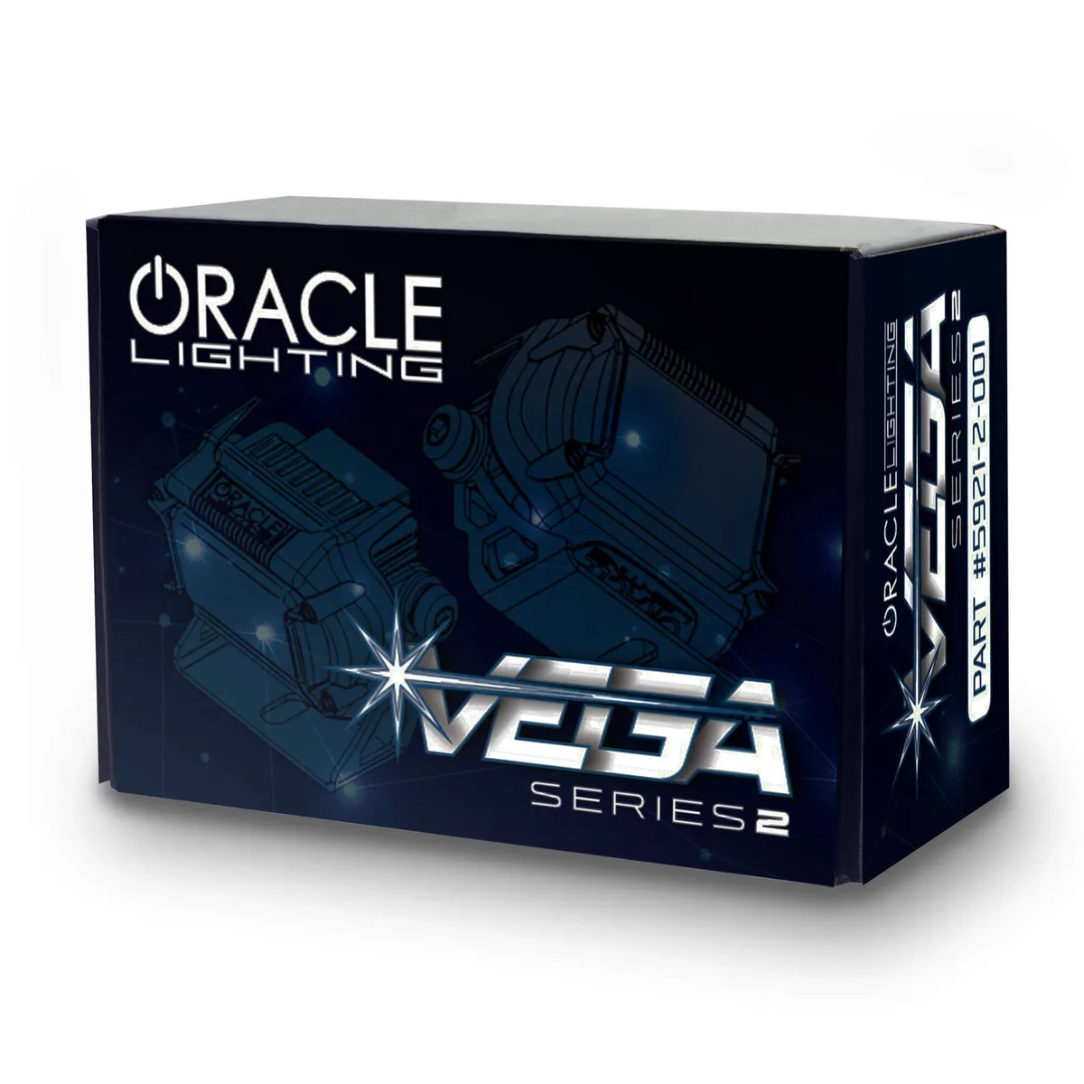 ORACLE Lighting Universal A-Pillar Hood Mount Brackets w/ VEGA Series 2 Spotlights product image