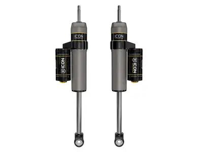 ICON Vehicle Dynamics ICON 2005-2025 Ford Super Duty 4WD, 0-2.5” Lift, Front. V.S. 2.5 Aluminum Series Shock Absorbers, Piggyback Reservoir, Pair