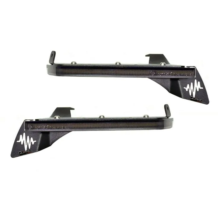 Quake LED Jeep Wrangler JL/Gladiator JT Slim Smoked DRL Sahara/Overland Fender Chop Kit product image