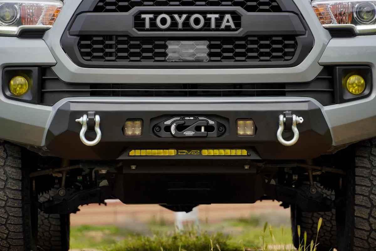 2016-2023 Toyota Tacoma DV8 Offroad Centric Winch Front Bumper product image