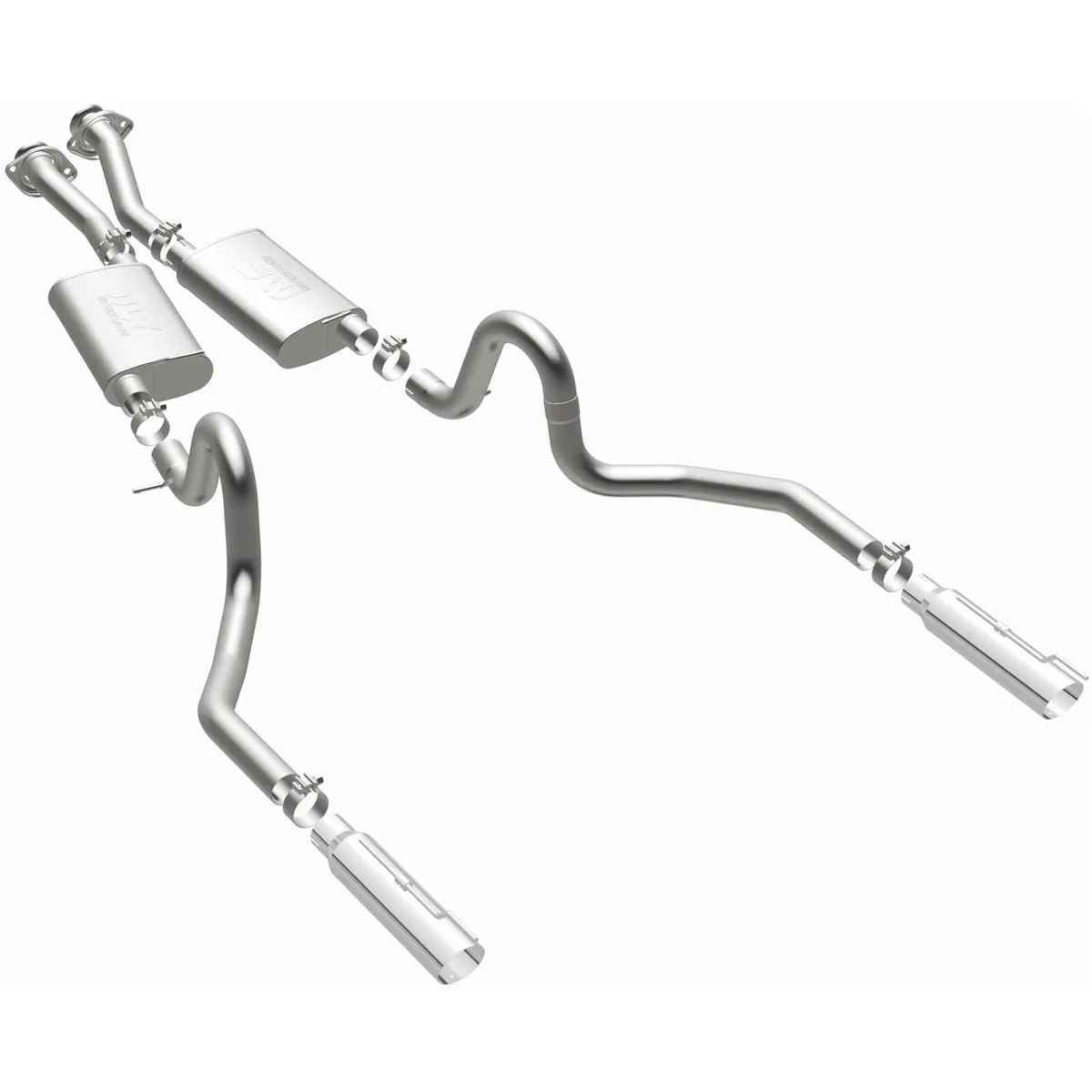 MagnaFlow 1999-2004 Ford Mustang Street Series Cat-Back Performance Exhaust System product image