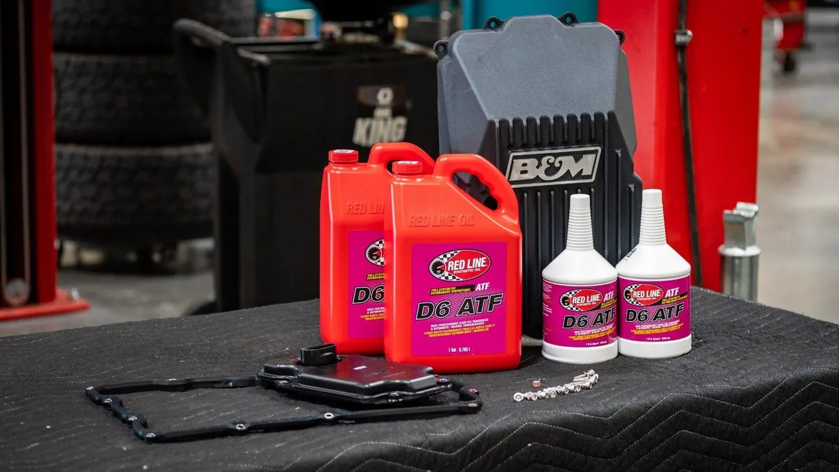 Cast Aluminum for Toyota AB60 - BLACK Fits 2009 to 2017 Toyota Tundra and Sequoia V8 models with a AB60 automatic transmission. product image