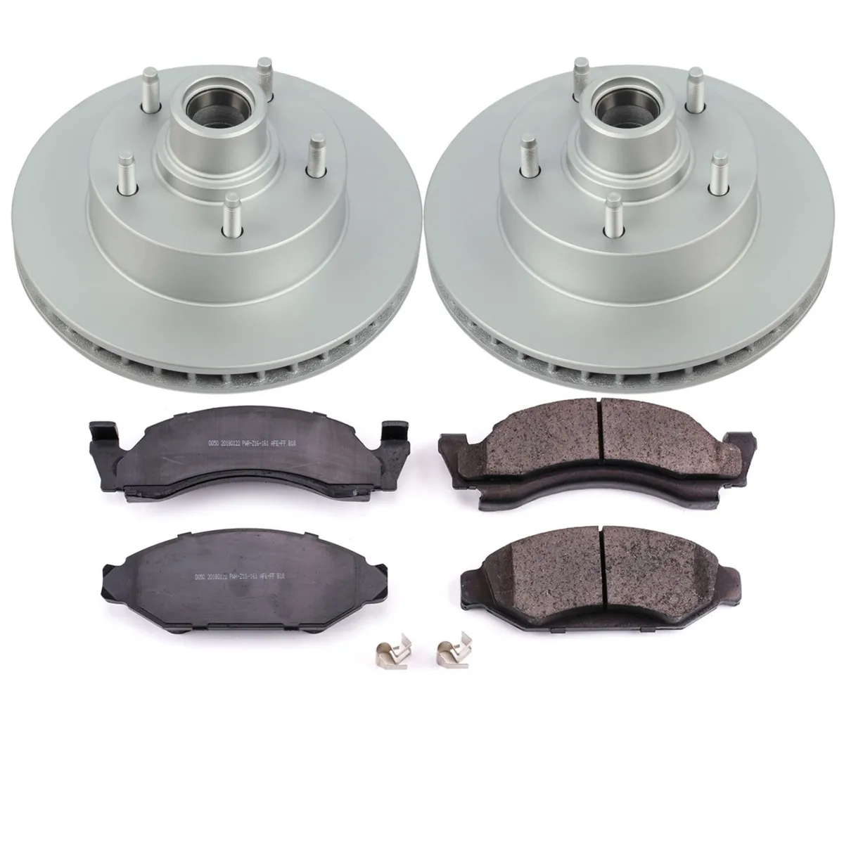 Z17 Geomet Coated Rotor Kit: Genuine Geomet Fully Coated Rotors; Ceramic Pads W/Hardware product image