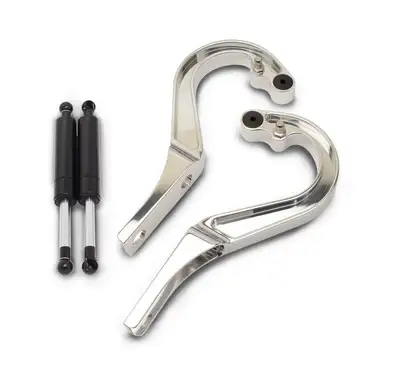 Eddie Motorsports Billet Trunk Hinges Polished