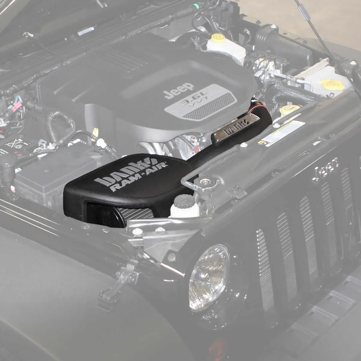 2012-2018 Jeep Wrangler JK 3.6L Banks Ram-Air® Oiled or Dry Filter, Cold Air Intake System product image