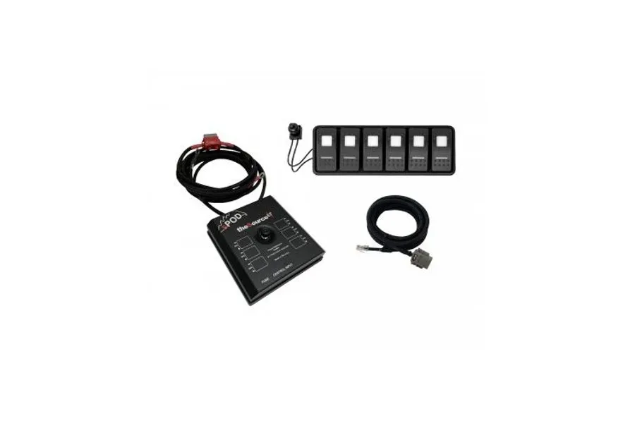 sPOD sPOD SourceLT Modular w/ LED Switch Panel and 36in Battery Cables - Amber