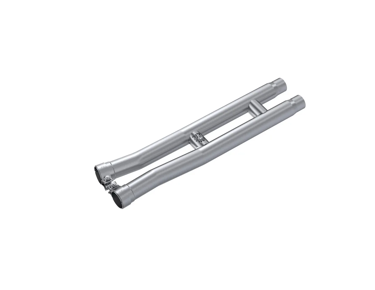 MBRP T409 Stainless Steel 2.5 H-Pipe Resonator Bypass 2024-2025 Ford Mustang GT 5.0L (S650) product image