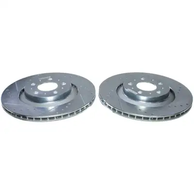 PowerStop Power Stop Drilledslotted Rotor Pair Tesla y 2020-24 Ar84012xpr