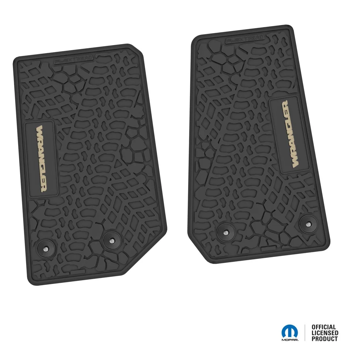 14-18 Jeep JK 2 Dr Front -Tire Tread/Scorched Earth Scene w/ Wrangler Insert - Black w/ Pink Insert product image