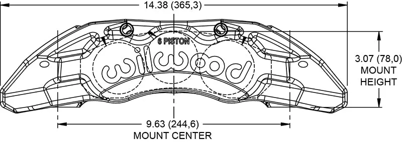Wilwood CALIPERTX6R2.001.881.881.38 ROTOR product image