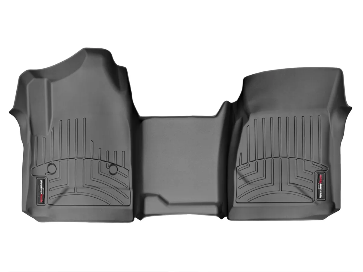 Black Front FloorLiner Chevrolet Silverado 2014 + Over-the-hump: Fits Regular Cab Only; Fits 1500 models only product image