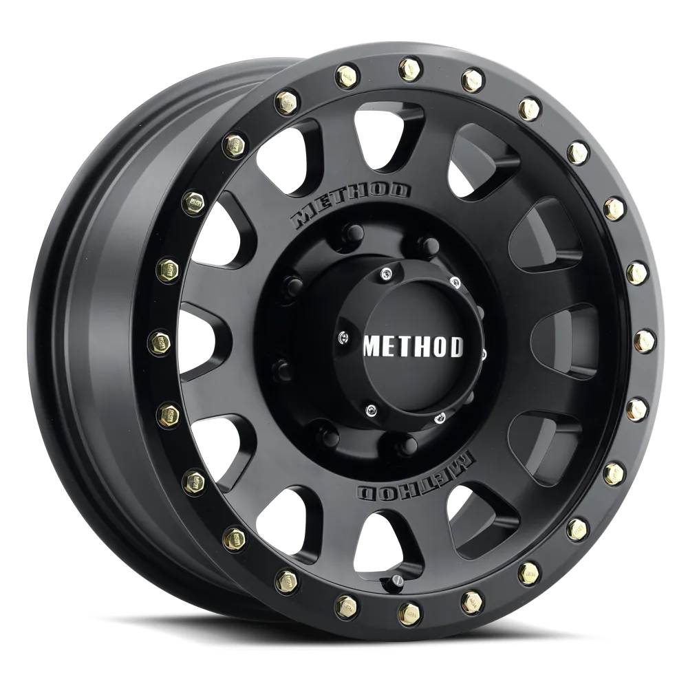 Aluminum Wheels 18x9 NV HD MR305 Bolt Pattern 8 On 165.1 Offset 18 Lip Size 1.38 Matte Black MB Method product image