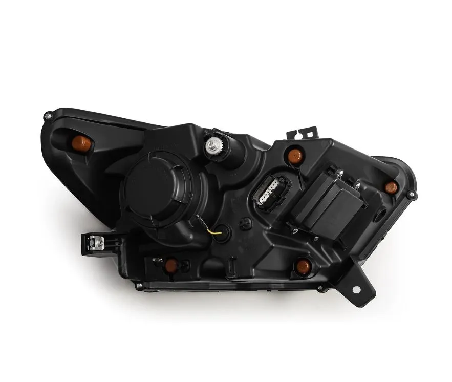 LED Projector Headlights Black w Activation Light Sequential Signal Switchback DRL product image