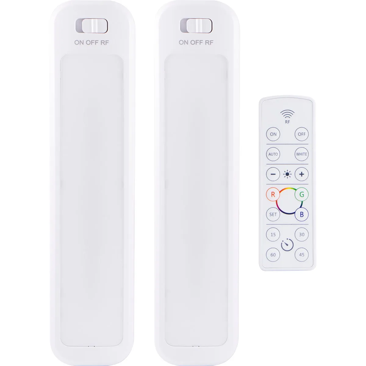 Energizer 12in. Battery Operated Color-Changing LED Light Bar with Remote, 2 Pack, White product image