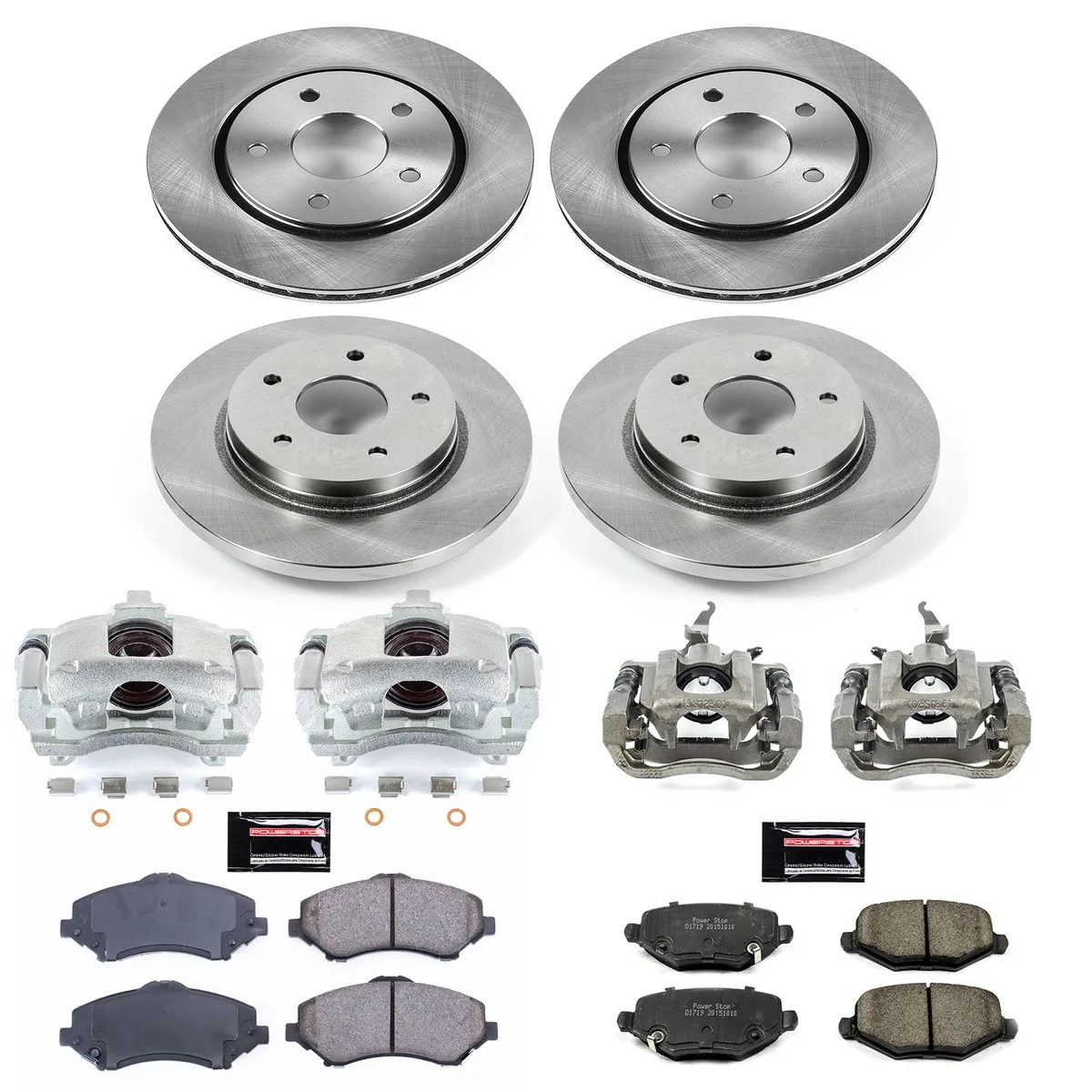 Z17 Direct Replacement Kit: Rotors; Ceramic Pads; Calipers product image