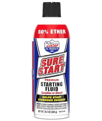 Lucas Oil Products Sure Start Starting Fluid Gas or Diesel 10.7 oz Can Case of 12