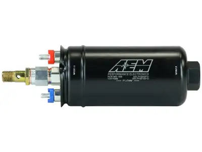 AEM Electronics AEM 400LPH Inline High Flow Fuel Pump - M18x1.5 Inlet, M12x1.5 Outlet