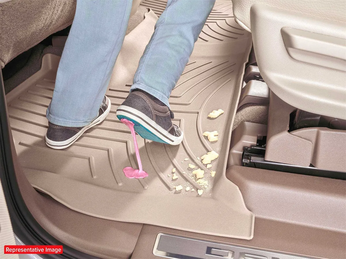 2017 + Ford F-250 F-350 F-450 F-550 Black Rear FloorLiner HP product image