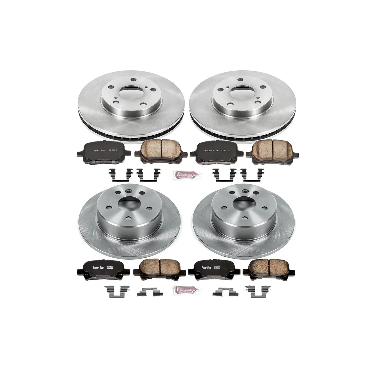 Z17 Direct Replacement Kit: Rotors; Ceramic Pads W/Hardware product image