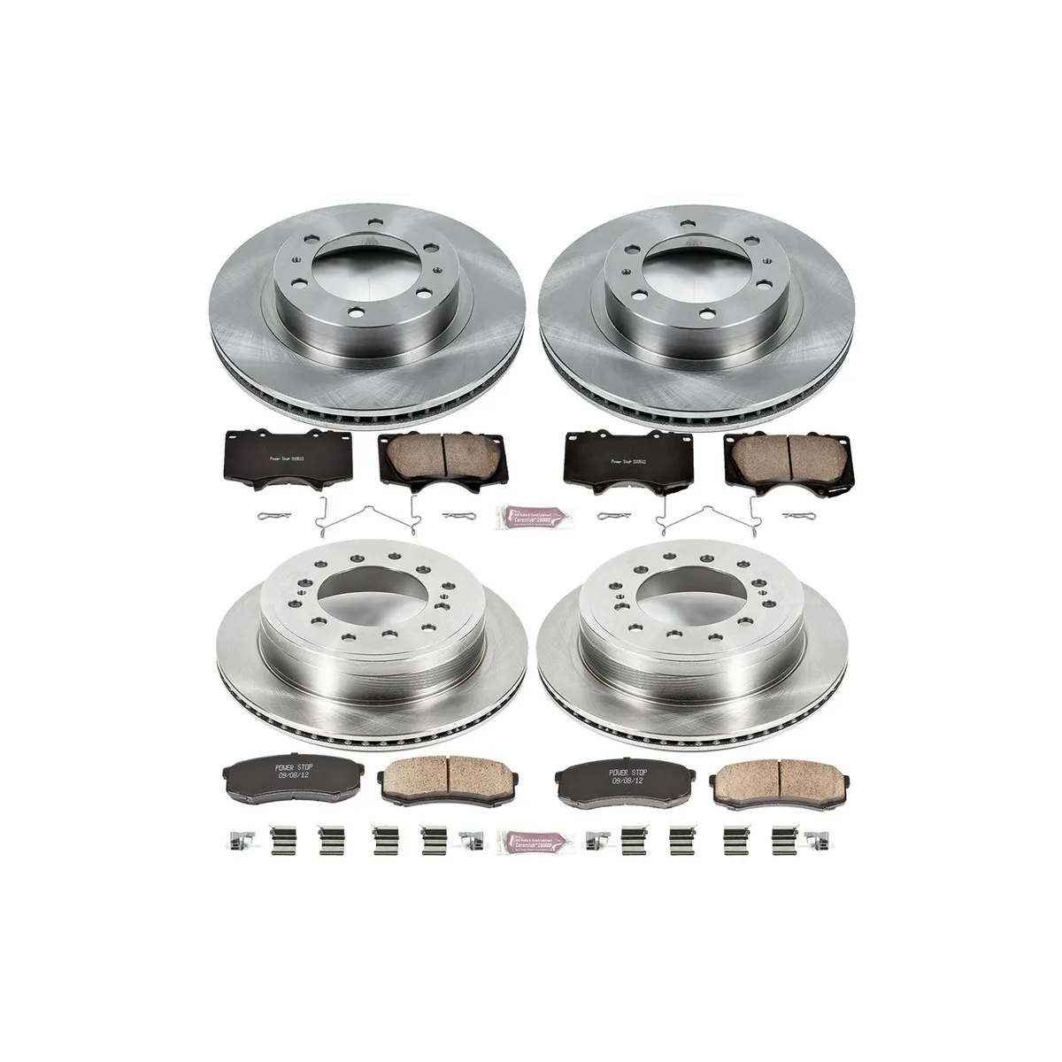 Z17 Direct Replacement Kit: Rotors; Ceramic Pads W/Hardware product image