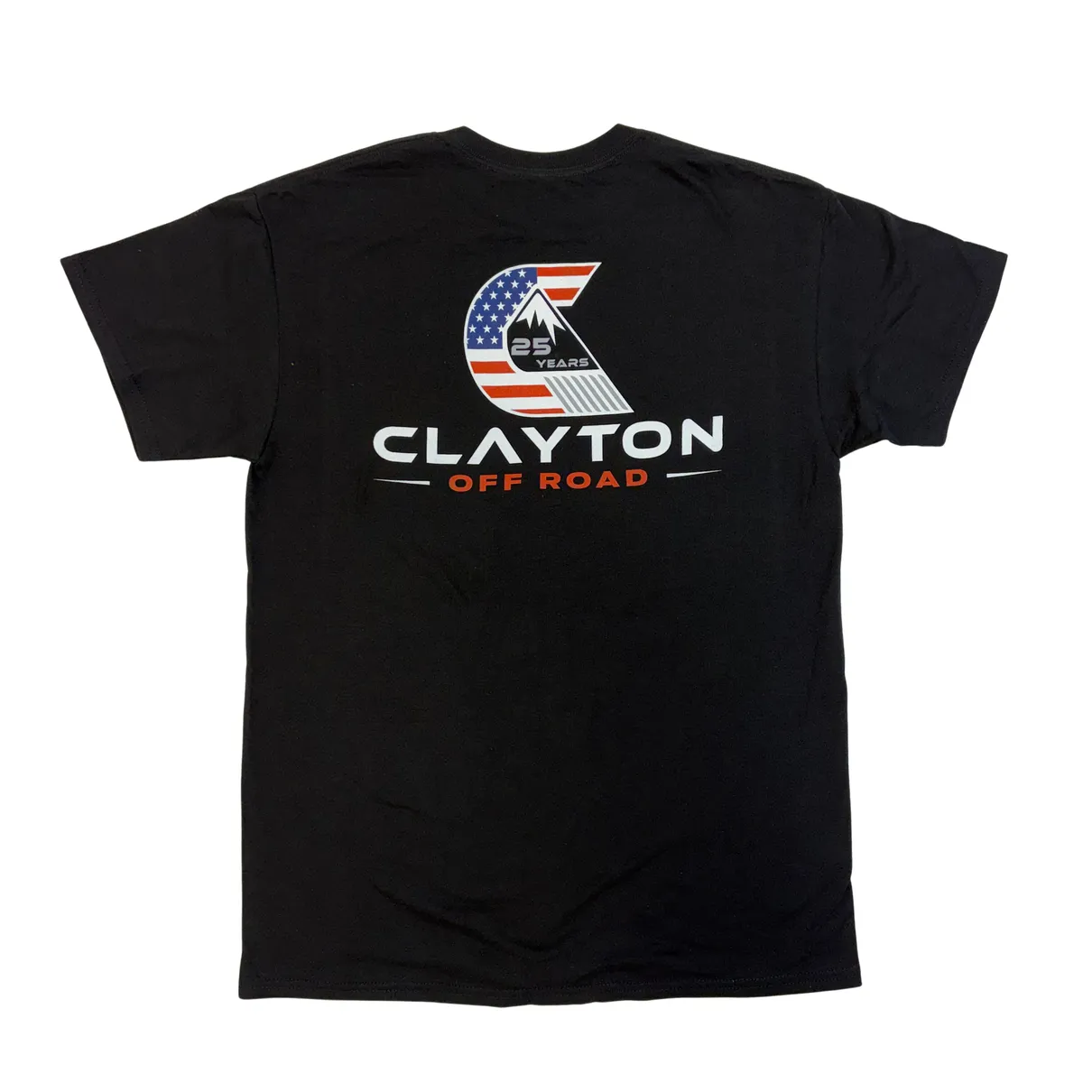 Clayton Off Road Clayton Off Road Inc. USA Logo T-shirt