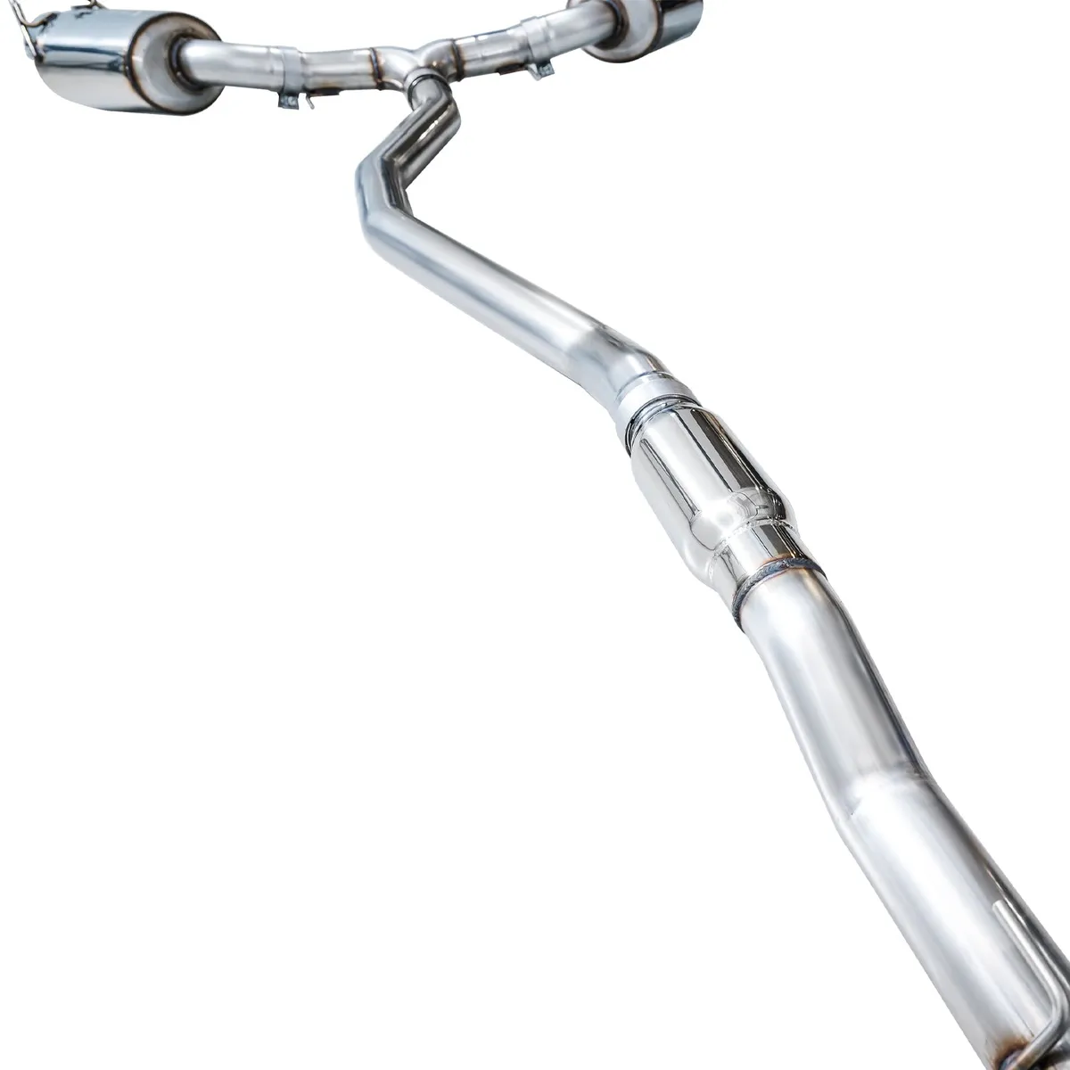 AWE Touring Edition Exhaust for FE1 Civic SiDE4 Acura Integra - Dual Chrome Silver Tips product image