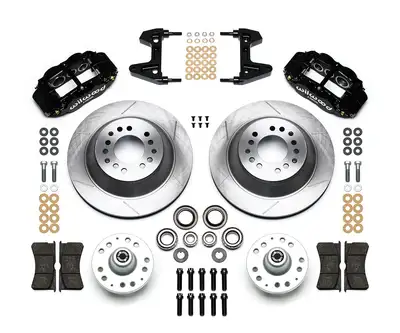 Wilwood Brakes 1974 - 1980 Ford, Mercury Forged Narrow Superlite 6R Big Brake Front Brake Kit (Hub and 1PC Rotor) - 140-12275