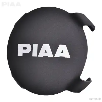 PIAA LP560/520 Hallogen Light Cover; Matte Black;