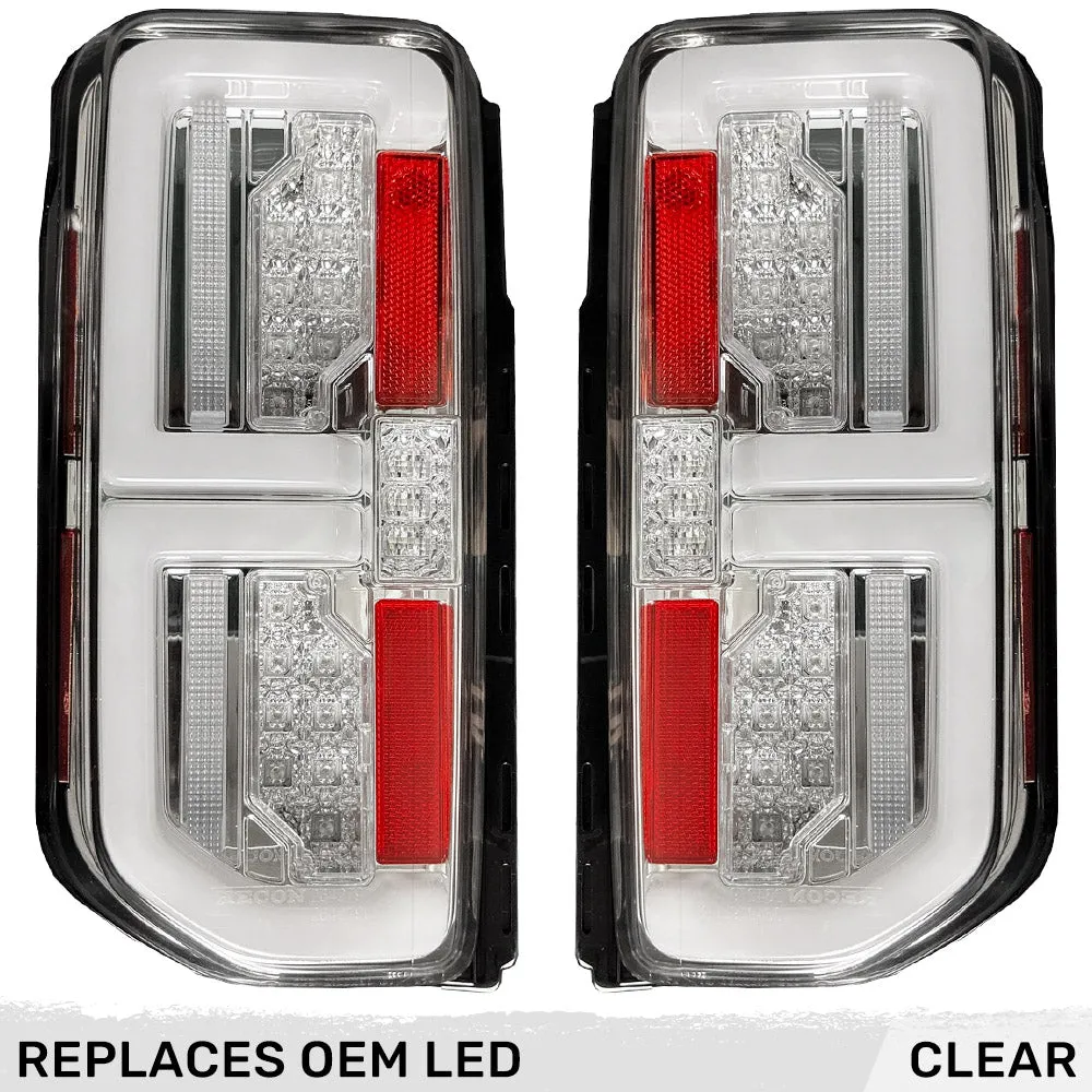 Ford 21-25 Bronco Tail Lights High-Powered Oled Bar Style Running & LED Brake Lights, Includes Oled Startup Sequence - Multiple Options product image