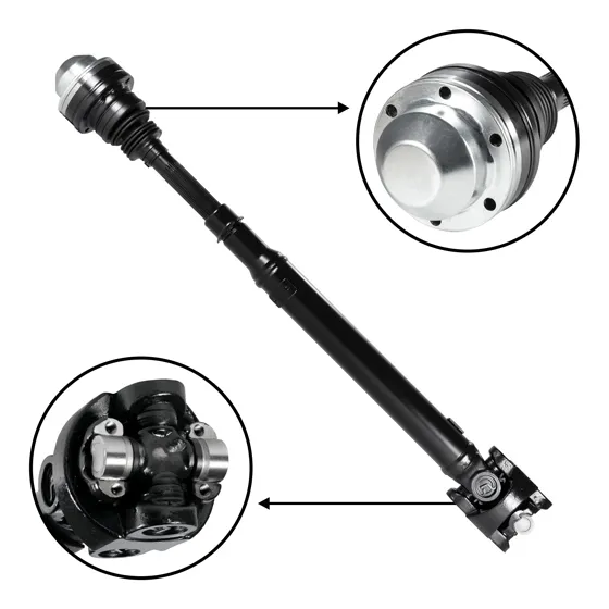 New USA Standard Front Driveshaft For Grand Cherokee 31-1 4 Flange to Center Grand Cherokee Frnt d product image