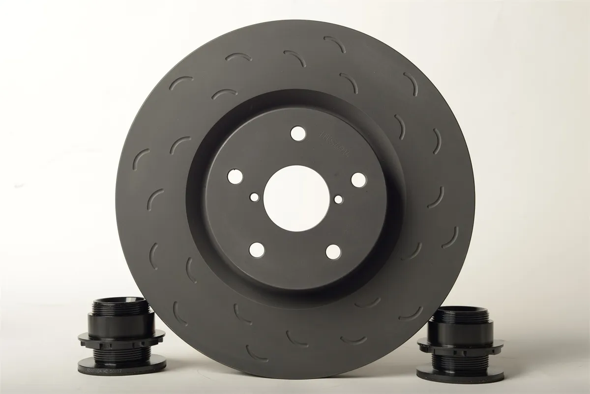 Talon Slotted Brake Rotors; Rear; Vented Rotor; 12.99 in. Dia.; 2.48 in. Height; product image