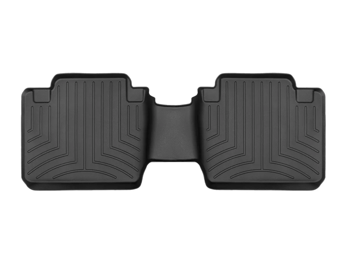 Weathertech 2012 + Toyota Tacoma Rear FloorLiner Fits access cab fits vehicles with rear tool box Black