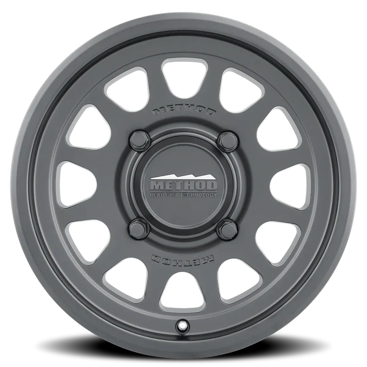 Aluminum Wheels 15x7 MR414 Bead Grip UTV Bolt Pattern 4 On 156 Offset 38 Lip Size 0.79 Matte Black MB Method product image