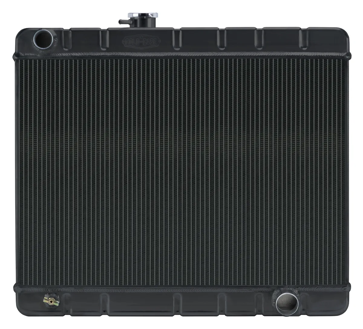 66-67 GTO Without AC Manual Aluminum Radiator Black Night Rider Series Cold Case Radiators product image