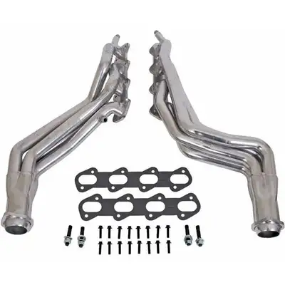 BBK Performance Ford Mustang Cobra 1-5/8 Long Tube Exhaust Headers Polished Silver Ceramic 96-98