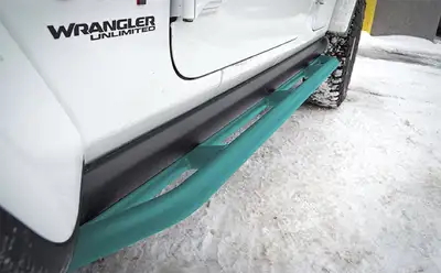 Steinjager Steinjäger Armor Wrangler JL 2018 to Present Rock Sliders 4 Door JLU Tiffany Blue
