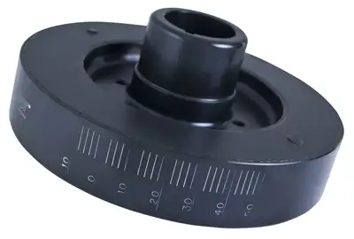 Fluidampr Chrysler 318 340 AND 360 Cid V-8 ALa FTternal Balance Steel Black ZFTc FFTish O.D. 7-14 FT. Performance Damper