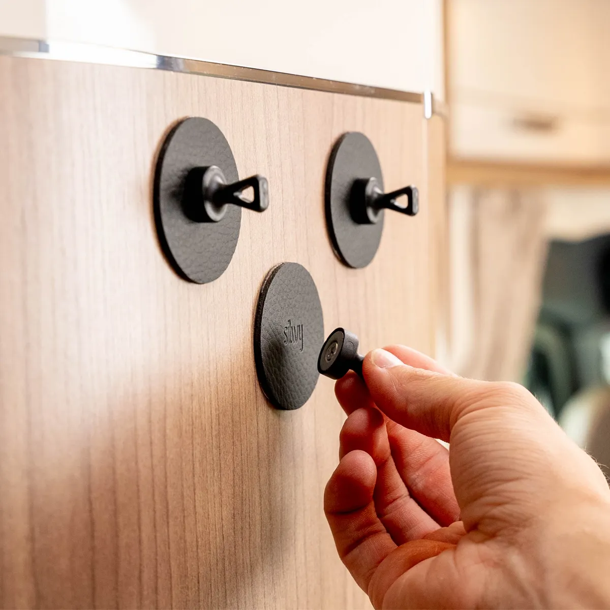 Magnetic pins FLEX incl. pads BLACK product image