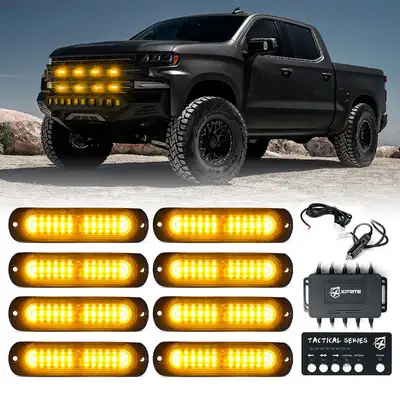 Xprite Grille and Surface Mount Light - Set of 8 | Tactical 12 Series