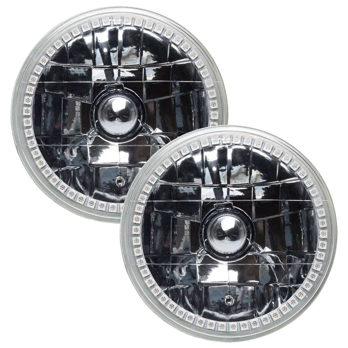 ORACLE Lighting 1997-2006 Jeep Wrangler TJ Pre-Assembled LED Halo Headlights product image