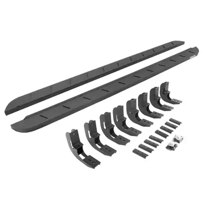 Go Rhino Go Rhino 63404887ST - RB10 Slim Line Running Boards With Mounting Brackets - Protective Bedliner Coating